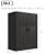 KINYING Outdoor Storage Cabinet Waterproof, 57 Cu.ft Resin Vertical Outdoor Storage Shed for Patio Furniture, Garden Tools, Pool Accessories, Mower Storage (Black)