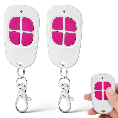 2PCS Télécommande Compatible avec S-C-S Sentinel, Telecommande Portail pour AAM0094 AAM0121 AAM0135 AAM0133 AAM0085, 4 Canaux
