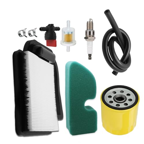 13WX78BS011 Oil Filter Compatible with Troy Bilt Bronco 42' Lawn Mower, Includes 20 083 02-S Air Filter & 52 050 02-S Oil Filter, Fits Kohler Courage 15 16 17 18 19 20 21 22 HP YTH21K46 Engines