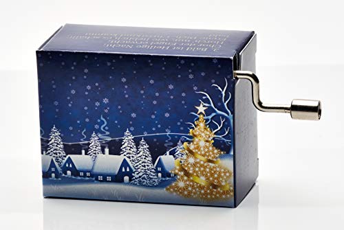 Spieluhr mit dem beliebten Weihnachtslied'Leise rieselt der Schnee'...