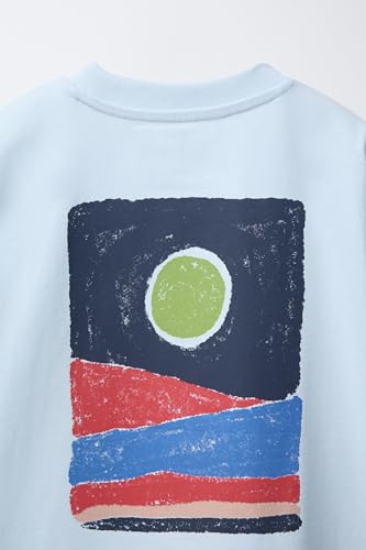 Image of Alan Jones Clothing Boys Oversized Cotton Printed T-Shirt | Round Neck, Short Sleeves, Casual Wear