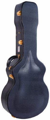 Kinsman KDX7615 Étui Deluxe rigide pour Guitare acoustique Noir - Les Beatles, Paul McCartney, John Lennon, RIngo Starr, George Harrison Kinsman KDX7615 Étui Deluxe rigide pour Guitare acoustique Noir