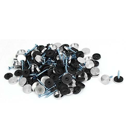 Aexit 16mm Dia Quality Parts 304 Stainless Steel Cap Nails Mirror Screws Decorative Fittings 200PCS Model:90as568qo632