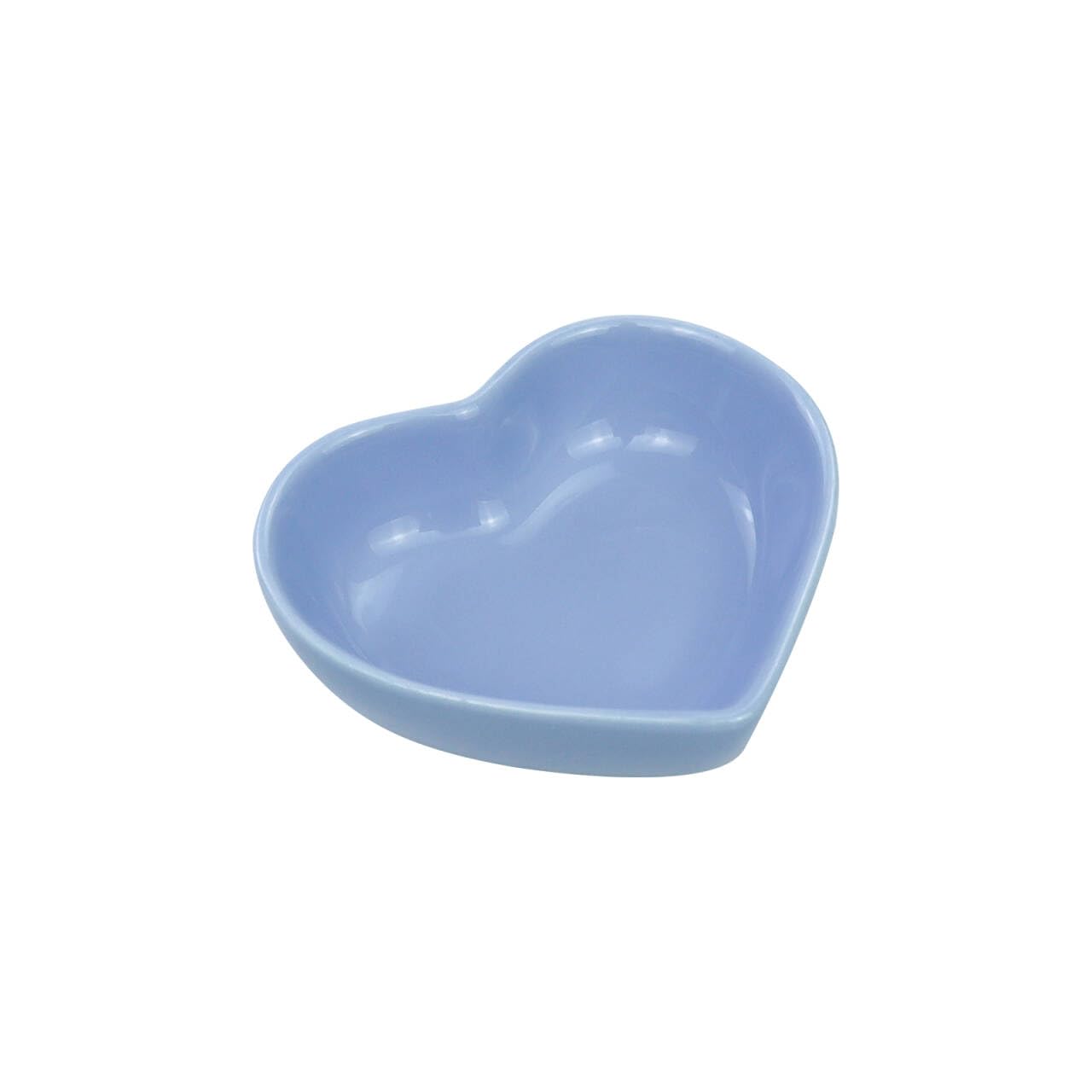 LuckyOpt Hamster Bowl, Ceramic Heart-shaped Pet Food Bowl, Washable Small Animal Bowl Water Bowl for Hamster, Guinea Pig, Gerbil, Hedgehog, Chinchilla, Parrot (Purple) — image 1