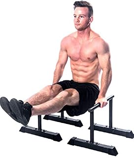 XL Parallette Bars, Versatile Push Up & Dip Bars for Strength Workouts, Upper