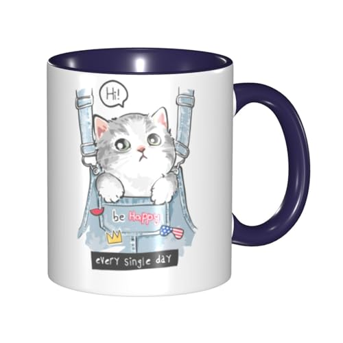 マグカップ 可愛い ねこ ネコ 猫 コーヒーカップ 330ml 陶器 食器 おしゃれ 男女兼用 ミルクコップ コーヒー ティー オフィス 家庭用 誕生日 贈り物