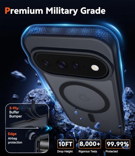 Image of FNTCASE for Google 11-Pro Case: Google 11 Case Compatible with Magsafe | Screen Protector, Matte, Military Grade Drop Protection, Slim Phone Cases, Shockproof Bumper, Translucent Cell Cover
