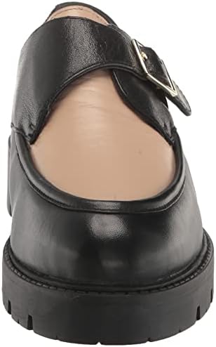 Seychelles Women's Catch ME Monk-Strap Loafer, Black/Natural, 7 | Image 1