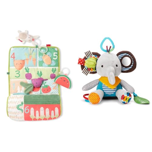 Image of Skip Hop Baby Tummy Time Playmat and Bandana Buddies Teething Toy Bundle