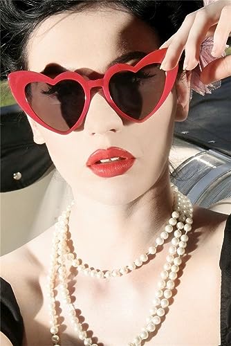 GIFIORE Heart Sunglasses Polarized Retro Oversized Heart Cateye Sun Glasses Cute Vintage Large Shades UV400 Protection2