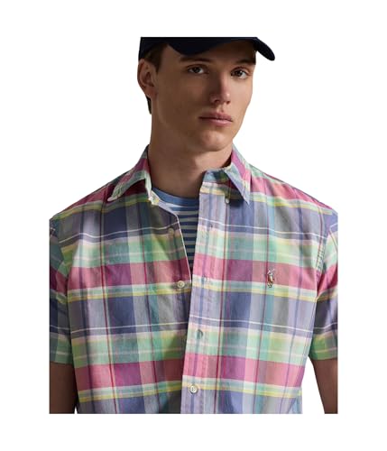 Image of POLO RALPH LAUREN Men's Classic Fit Plaid Oxford Shirt