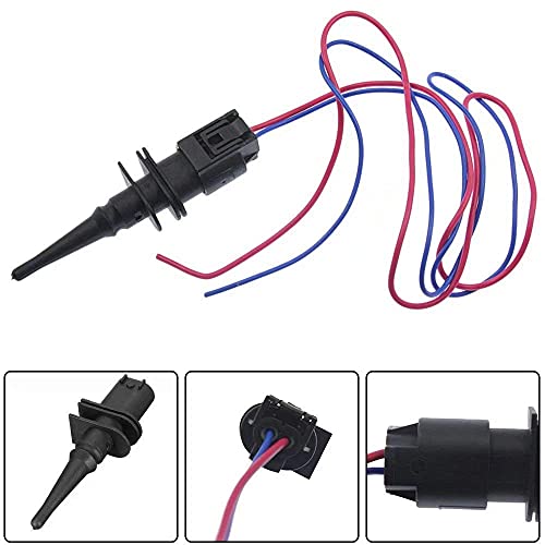 Paddsun Outside Ambient Air Temperature Temp Sensor W/Plug Wire Connector Pigtail For Replaces 65816905133 65816905050 Mini #TOP1