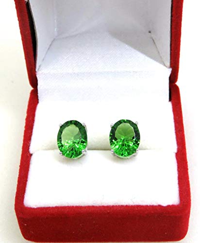 E10810 Classic Mt St Helens Helenite Sterling Silver Studs Earrings3