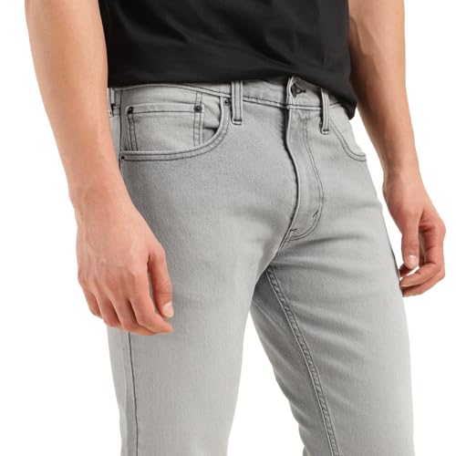 Image of Levi's Men's 512 Mid Rise Fitted Jeans Grey