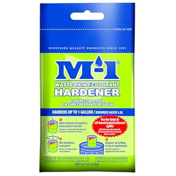best paint hardener for disposal
