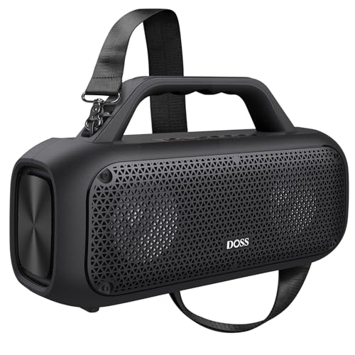スピーカー・ウーファー DOSS Extreme Boom Pro Bluetooth BLUE Amazon.com: DOSS Extreme Boom Pro Loud Bluetooth Speaker
