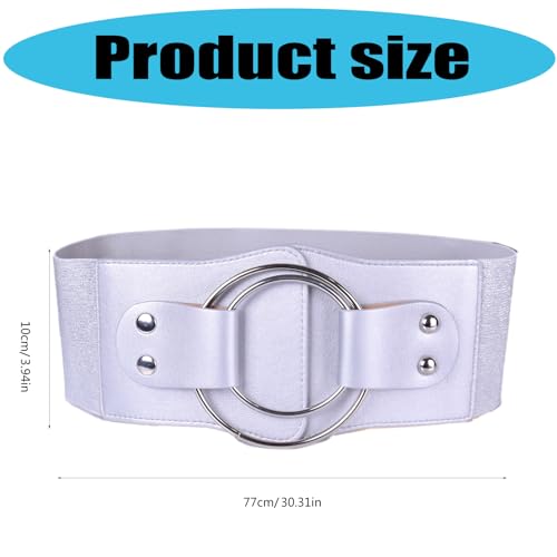 Elastic Waist Cincher for Women Girls Stylish Waistband Wide Waist Ornament for Fashionable Outfits4