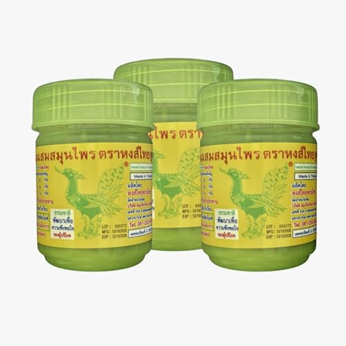 Hong Thai Traditional Thai Herbal Inhalant ERFRISCHT EXTRACT x 3