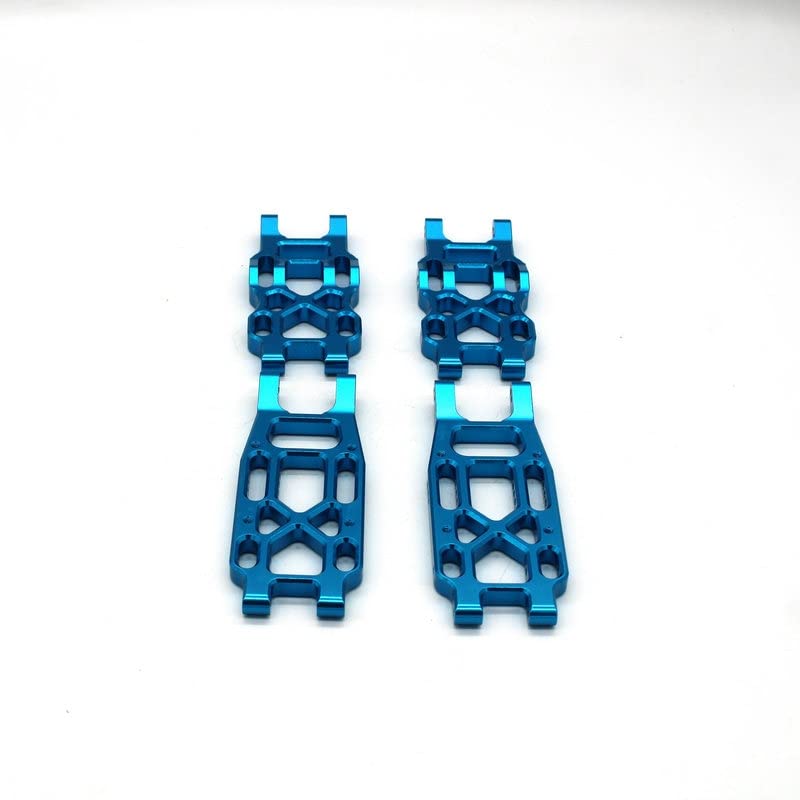 GreendhatMetal Vkar Racing Bison 1/10 Front and Rear Swing Arm RC Metal Parts ( Color : Blue )