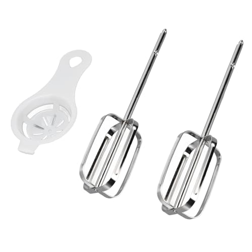 aqxreight Accesorios para Batidoras de Mano de Acero Inoxidable Batidores 304 para Batir, Mezclar y Hornear Accesorios de Repuesto para Batidoras para Preparar la Cocina sin Esfuerzo