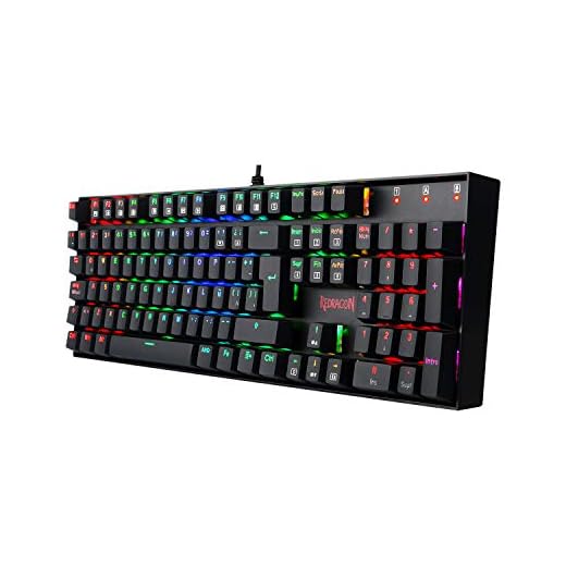 Redragon K551RGB MITRA Teclado Mecánico Gaming, RGB, Reforzado, interruptores azules, Distribución Española - Color Negro - PC Windows compatible