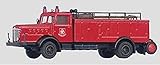 feuerwehr rüstwagen Standmodelle 1:87 H0 Märklin Büssing Type650 Rüstwagen Spur HO Art.Nr.18752