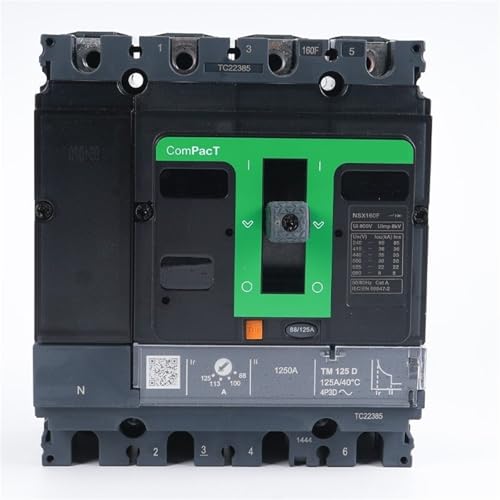 Moulded Case Circuit Breaker NSX100F/N/H Switch Total Gate 160F 250F 400F 3P 4P TMD 1Pcs(NSX100HTMD100A4P3D)