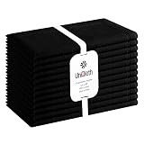UniQloth Set of 12 Hemstitch Cloth Dinner Napkins Cotton - Soft Durable Washable Reusable - Ideal fo