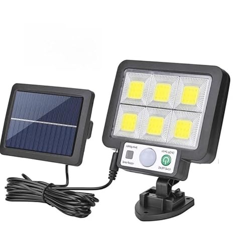 Éclairage solaire fendu JX-F117 anti-obscurité avec capteur de mouvement 3 modes