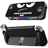 Fintie (フィンティー) フリップケース Nintendo Switch OLEDモデル用 - [スクリーンセーフ] スリムな保護ソフトTPUシェル 磁気的に取り外し可能なフロントカバー&人間工学的グリップ付き Switch OLED Model 2021用 (タッチしないでください)