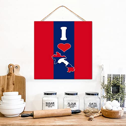 Plaque bois Laos cadeau pour voyageurs et passionnes de decoration retro