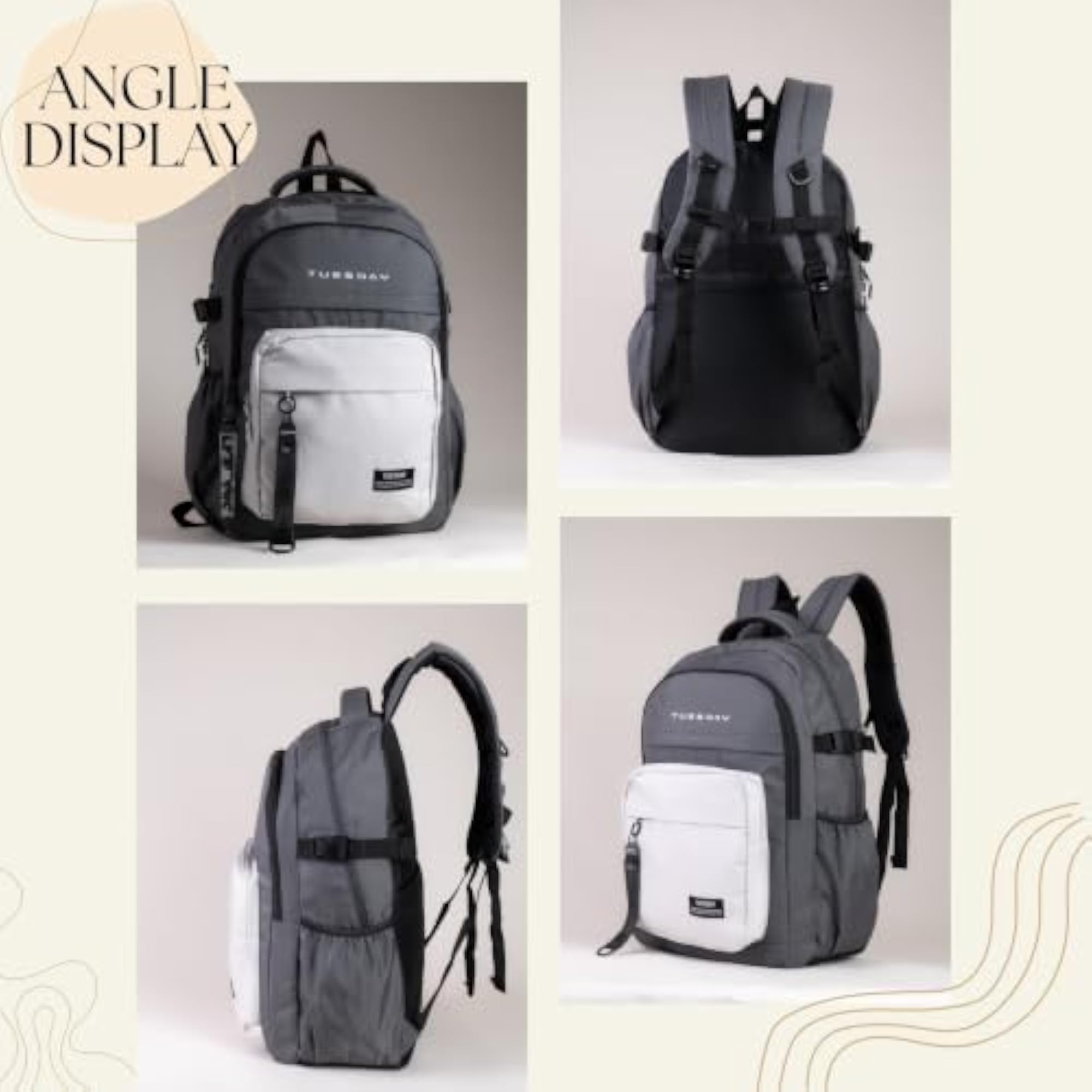 Casual Daypack Backpack, Lightweight Laptop Backpack for Men Women