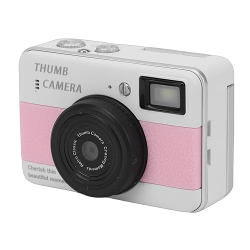 Appareil photo numérique porte-clés 4K 68mp rose pour selfie étudiant
