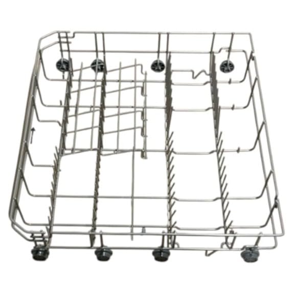 Cesta inferior con ruedas (48,5 x 45,9 x 11,3 cm) para lavavajillas Midea, Candy, Rosières, Finlux, Klarstein, Signature - 12976000001468