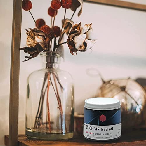 Shear Revival Easy Tiger Pomade, Firm Hold Oil-Based Hair Styling for Men, Semi-Matte Finish, Classic Shine - Image 2