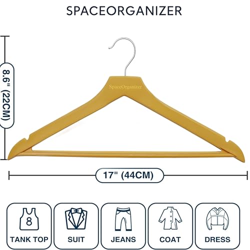 Image of 360-Degree Rotating Clothes Hanger, Multi-Purpose Wardrobe Organizer for Pants and Suits (Non Slip Suit Clothes Hanger, 2PCS)