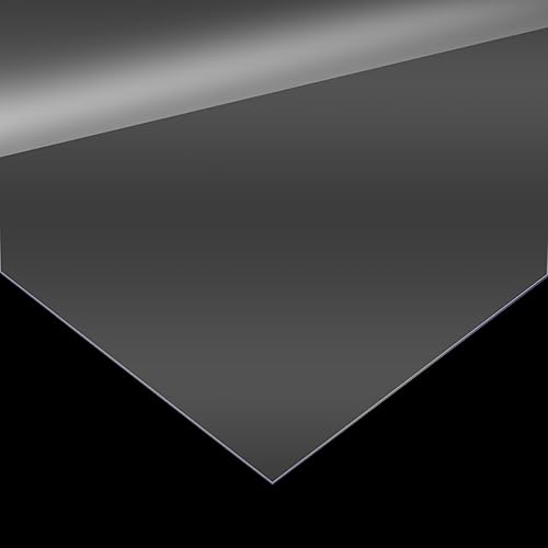 Miniatura 1 de Beeveer Hoja de policarbonato transparente de 48 x 96 pulgadas (116 pulgadas), revestimiento UV en ambos lados, paneles de plástico flexible