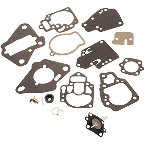 TITAN 757 PERFORMANCE Mercury Mariner Outboard Carburetor Carb Rebuild Kit 6 8 9.9 10 25 20 25 HP Cover