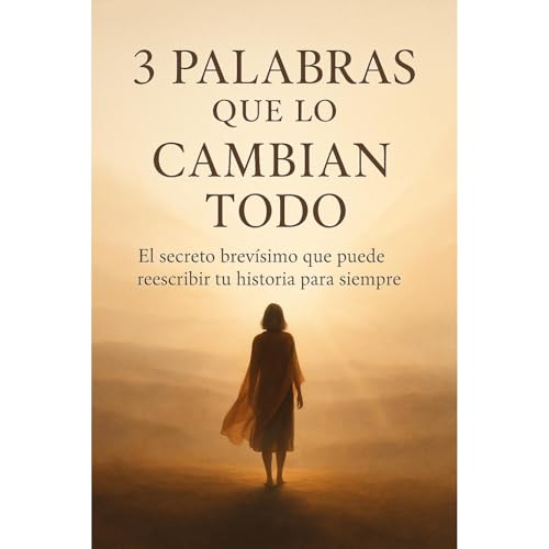 3 Palabras que lo Cambian Todo Audiolibro Por Sofía Valen arte de portada