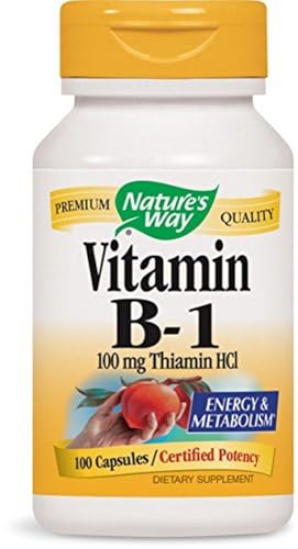 Nature's Way Vitamin B1 Capsules Pack