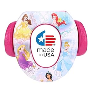 Disney Princess”Adventure is Waiting” Soft Potty Seat and Potty Training Seat – Soft Cushion, Baby Potty Training, Safe, Easy to Clean