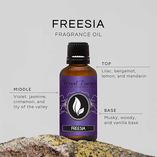 Image of Eternal Essence Oils Freesia 30ml Premium Fragrance Oil - for Candle, Soap Making, Aromatherapy, Diffusers, Home Care, & Humidifiers