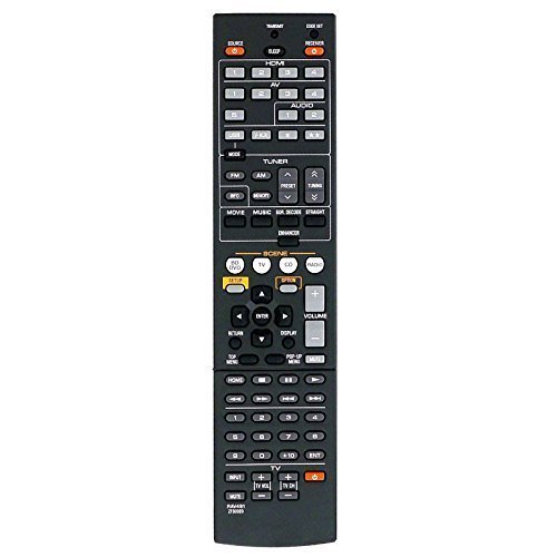 LR General Replacement Remote Control Fit for 491 RX-V665 RX-V665BL RX-V765 HTR-3064BL HTR-3065BL RX-V367 RX-V367BL RX-V371 RX-V773BL for Yamaha AV Receiver