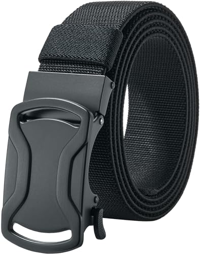 LionVII Elastic Ratchet Men Belts, 1 3/8