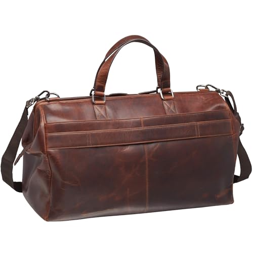 Buffalo Brown Dowel Rod Duffle Bag for Carry-on Travel, Brown3