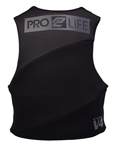 Colete Salva Vidas Neopreme Homologado Marinha V4 Preto Tamanho G - Prolife