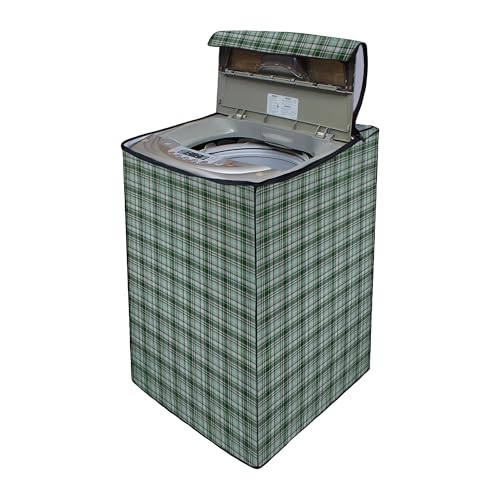 Image of Lithara Top Load Fully Automatic Washing Machine Cover for LG, Samsung, IFB, Whirlpool, Suitable for 6 KG & 6.5 KG - Waterproof, Dustproof Cover (Print-8)