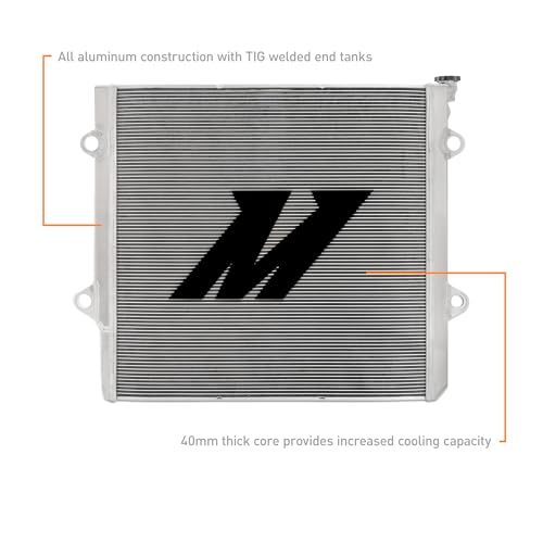 Mishimoto MMRAD-GX460-10 Performance Aluminum Radiator, Compatible with Lexus GX460 4.6L V8, 2010-2023 - Image 3