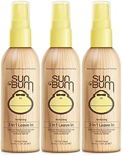 Sun Bum Revitalizing 3 in 1 Leave In Hair Conditioner, 1.5 oz, pack
