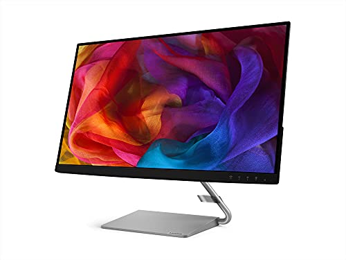 Image of Lenovo Q-Series - Q27Q-1L, 27 Inch (68.6 Cm) 2560 X 1440 Pixels 2K Qhd IPS Led Monitor | 2X3W Speakers, 99% Srgb, 75Hz, AMD Freesync, Hdmi, Natural Low Blue Light, Lenovo Artery (Iron Grey)
